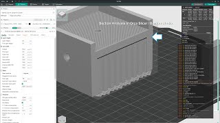 Orca Slicer  Bambu Studio  Section Analysis in PREVIEW to inspect inside sliced models  Howto [upl. by Sheets]