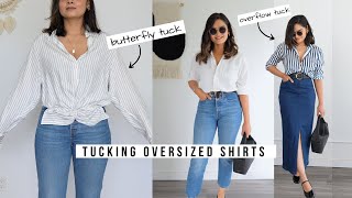 5 Ways to Tuck Oversized Shirts Seamlessly [upl. by Thaine593]