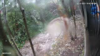 WATCH “Debris Flow” Event – Foreman Creek Boulder Creek – December 13 2021 [upl. by Innig]