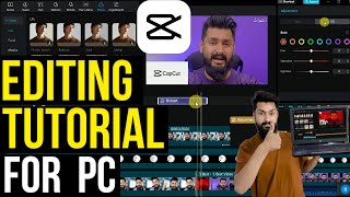 CapCut Tutorial for PC amp Laptop  COMPLETE VIDEO EDITING TUTORIAL for Beginners in Hindi  Free [upl. by Arch]