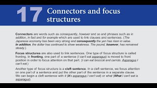 Advanced Oxford Practice Grammar  Ch 17  Connectors and Focus Structures [upl. by Ena]