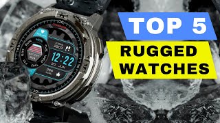 TOP 5 BEST RUGGED SMARTWATCH 2024 REVIEW  MOST RUGGED WATCHES WITH AMOLED DISPLAY FOR ALL BUDGET [upl. by Hassin]