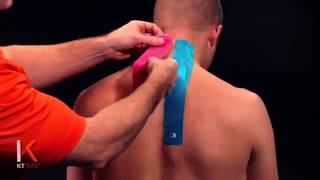 Kinesiotaping  aplikacja odcinek szyjny [upl. by Nivahb]