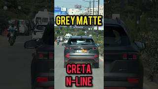 WORTH ONLY FOR COSMETIC UPDATES 😳😳😳 Hyundai Creta N Line Grey Matte [upl. by Nolte197]