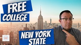 FREE COLLEGE  NEW YORK The Excelsior Scholarship program Getting your degree tuition free [upl. by Aerdnaeel781]