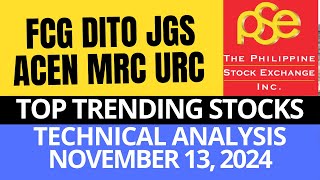 FCG  DITO  JGS  ACEN  MRC  URC  PSE TECHNICAL ANALYSIS [upl. by Husch413]