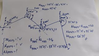 Ângulos horizontais utilizados na Topografia Azimute Rumo Deflexão Goniometrico [upl. by Madelle]