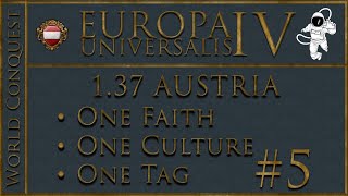 EU4 Austria  World Conquest  P5 Vassalizing France [upl. by Cairistiona685]