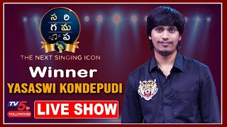 Saregamapa Winner Yasaswi Kondepudi First Interview  Special LIVE Show  Yasaswi  TV5 Tollywood [upl. by Nabetse]