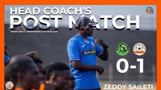 Post match reaction  Coach Zeddy Saileti  Week 5 [upl. by Wini390]