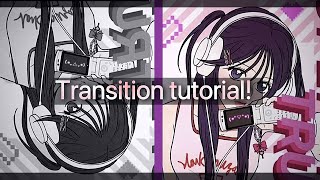 Cute transition tutorial in Alight motion ★❁ FREE [upl. by Arhat469]