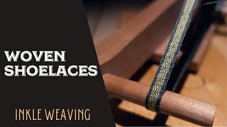 Inkle Woven Shoelaces  How to Tablet Weave [upl. by Ttoille]