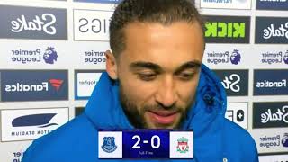 Dominic CalvertLewin amp Jordan Pickford Post Match Interview  Everton 20 Liverpool [upl. by Gilligan]