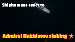 Shiphumans react to Admiral Nakhimov sinking Gacha Club [upl. by Sibley100]