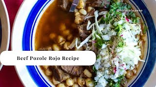 Learn How To Make Authentic Beef Pozole [upl. by Htieh795]