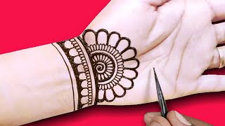 front hand mehndi designeasy beautiful and stylish Arabic mehndiहोली स्पेशल आसान अरेबिक मेहंदी [upl. by Salokin]