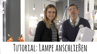 Lampe anschließen mit Lumizil leicht gemacht [upl. by Mamoun]