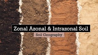 Zonal Azonal amp Intrazonal Soil  Soil Types  Physical Geography  Soil Geography  Geography [upl. by Ettesus780]