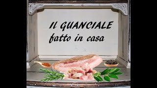 IL GUANCIALE FATTO IN CASA ricetta semplice e veloce [upl. by Hallette863]