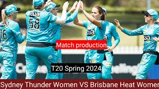 Crickets Weirdest Protection The Sydney Thunder amp Brisbane Heat Women [upl. by Assilak47]