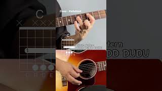 Creep  Radiohead Guitar Chords Tutorial shorts [upl. by Toby458]