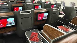 Qantas Business Class A380 LAXSydney amp 1st Class Lounge [upl. by Therine]