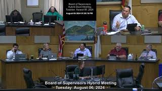 County of Lake Board of Supervisors Meeting · Tuesday 08062024 [upl. by Aidroc]