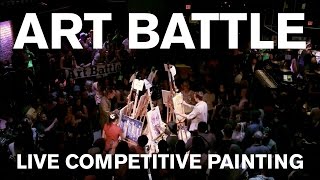 Art Battle  Live Competitive Painting [upl. by Lissi388]