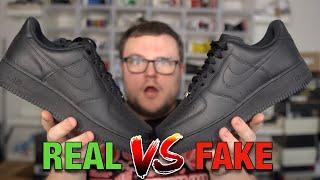 Nike Air Force 1 REAL vs FAKE 👟 How to Spot FAKE Nike Air Force 1 [upl. by Hewie]