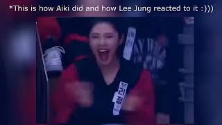 Aiki and Lee Jung imitates each other at SWF Concert they so funny 😂😂😂 [upl. by Cathey]