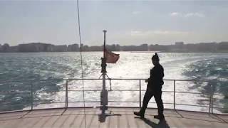 TANGIER TO TARIFA FERRY  ROUGH CROSSING [upl. by Notsehc]