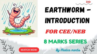 Earthworm introduction and external features 8 marks series for CEENEB [upl. by Ramej314]