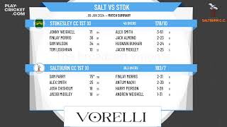 Saltburn CC 1st XI v Stokesley CC 1st XI [upl. by Oliric]