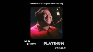 Luther Vandross singing quotA House is not a Homequot live [upl. by Hubsher]