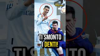 Messi Non Ha i Denti🤯 ronaldo messi calcio football perte sports [upl. by Etnomaj729]