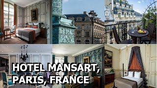 Hotel Mansart Paris France [upl. by Suoiradal]