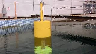 AQUSYS Wave Energy Converter with cylindrical float 1 [upl. by Schenck]