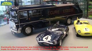 Commer TS3 Truck Team Transporter Ecurie Ecosse 1959 amp Jaguar Dtype Le Mans 1956 [upl. by Kei787]