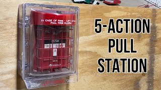 Making a 5Action Fire Alarm Pull Station  How hard can I make it to activate this pull station [upl. by Yrrap]