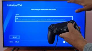 How to Factory Reset your PS4 pro or PS4 SLIM before your Resell [upl. by Yasdnil286]