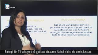 Biologji 10  Të ushqyerit në gjallesat shtazore Ushqimi dhe dieta e balancuar [upl. by Haines]