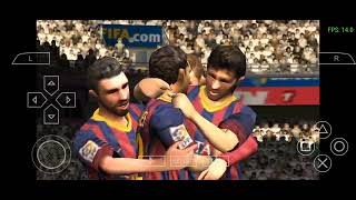 Fifa 14 PSP Android Gameplay  PPSSPP Gameplay 2024 [upl. by Neleag]