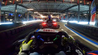 GoPro POV of the WORLDS LARGEST Karting Track Supercharged Entertainment NJ [upl. by Coh]