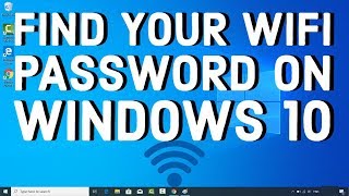 How to Find your WiFi Password on Windows 10 [upl. by Jen418]