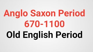 History of English Literature in Hindi  Anglo Saxon Period  Old English Period [upl. by Yltsew763]