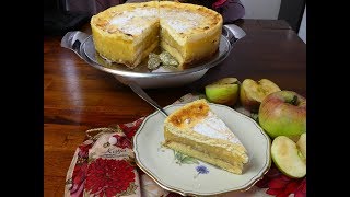 Luftiger Apfelkuchen backen kann jeder  gedeckter ApfelkuchenApple PiecakeFamilien RezeptTorte [upl. by Nawiat]