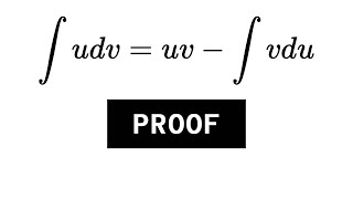 Proof of integration by parts maths [upl. by Prisca]