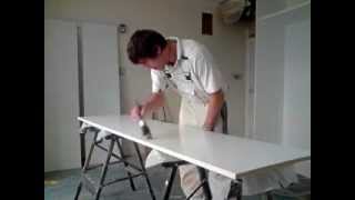 MDF Wardrobe painting Neat Craftsmen Decorating services London [upl. by Celinka]