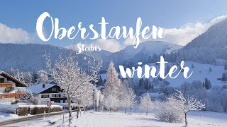 Oberstaufen Steibis Ortsmitte winter 2022 [upl. by Nils]