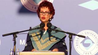 Boğaziçi Üniversitesi 148 Mezuniyet Töreni  Rektör Prof Dr Gülay Barbarosoğlunun Konuşması [upl. by Tennes]